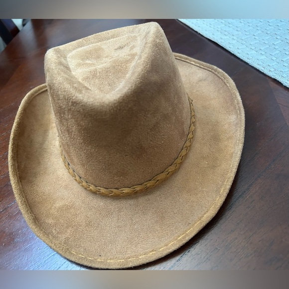 Kids' Brown Suede Cowboy Hat - Picture 2 of 7